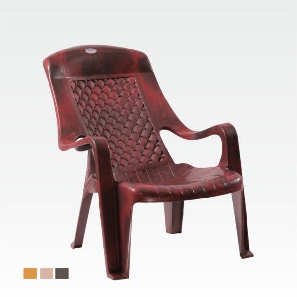 Seema 3053 Red & Black gradient chair