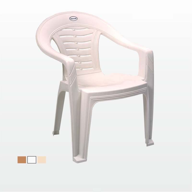 Seema 5002 Gold Wave Design Chair