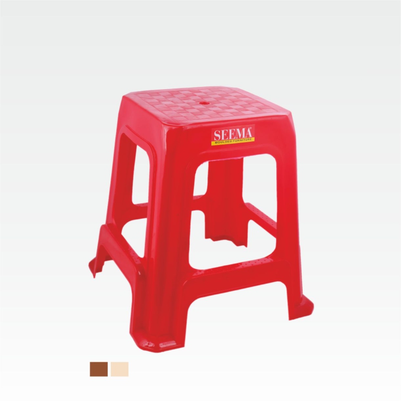 Seema Sumo 18" Gold Stool