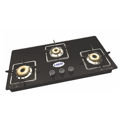 Three Burner Glass top Premia