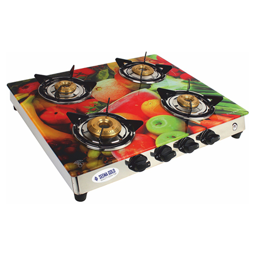 Four Burner Full Glass top Digital